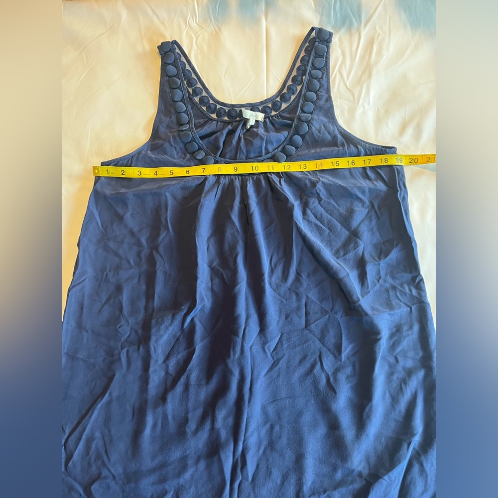 $250 Joie Size S Silk Sleeveless Tank Mini Dress(READ) - Picture 6 of 10